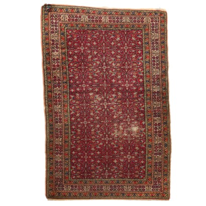 Tapis Kaisery Ancien Coton Laine Noeud Fin Turquie 134 x 88 cm