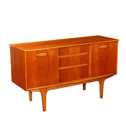 Vintage 1960s Sideboard Teak Veneer England Restored