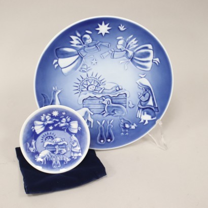 Royal Copenhagen Christmas Plate Child, Christmas Night in Bethlehem, Ingrid Jensen, Ingrid Jensen, Ingrid Jensen, Ingrid Jensen, Ingrid Jensen