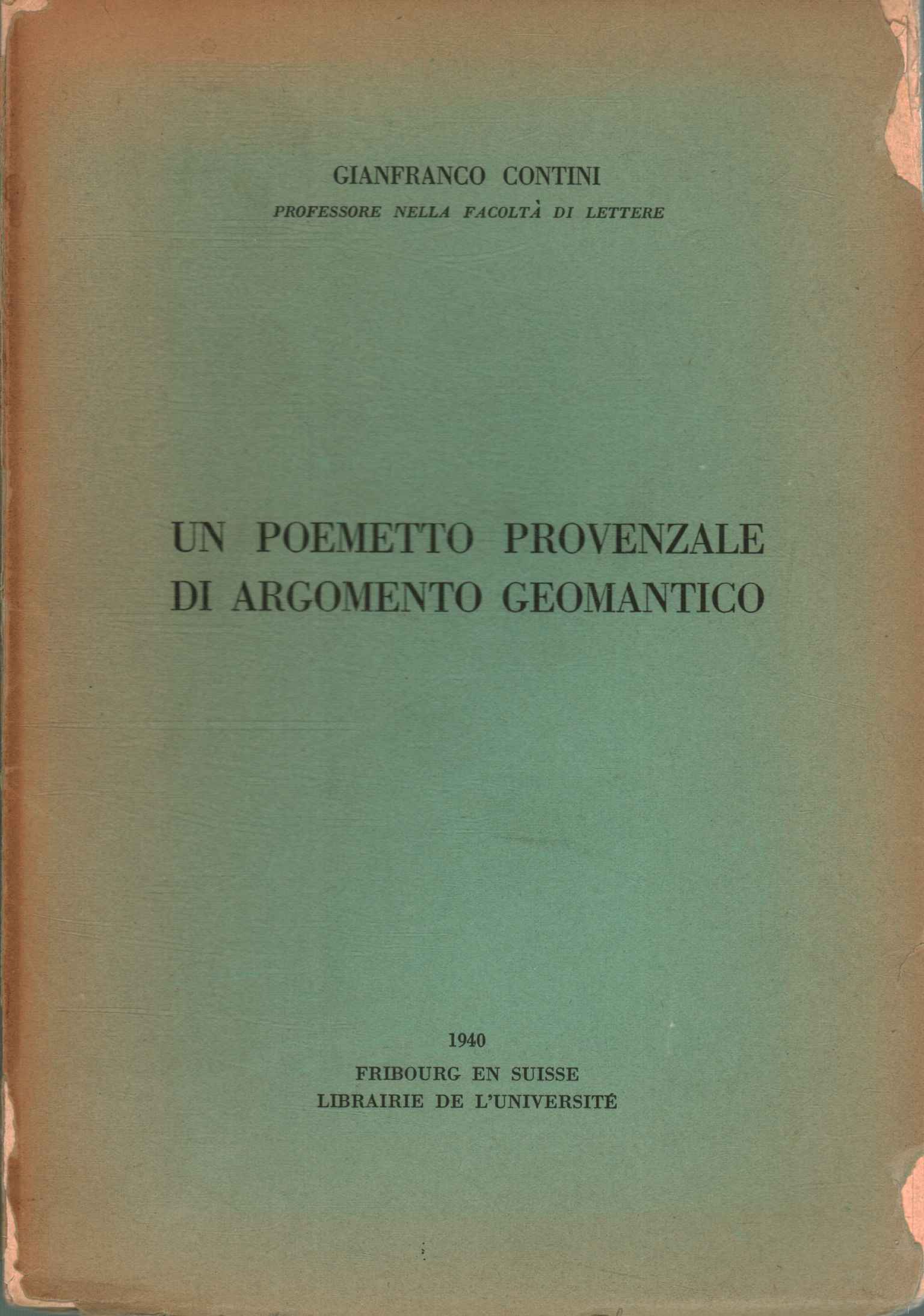 Un Poemetto Provenzale di Argomento Geom