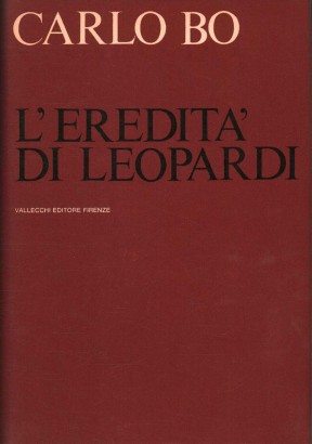 L'eredità di Leopardi e altri saggi