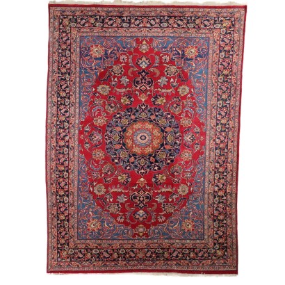 Tapis Tabriz Ancien Coton Laine Noeud Gros Iran 330 x 240 cm