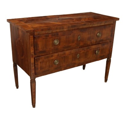 Antique Chest of Drawers Neoclassical Style Walnut XX Century