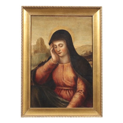 Painting of the Sorrowful Madonna