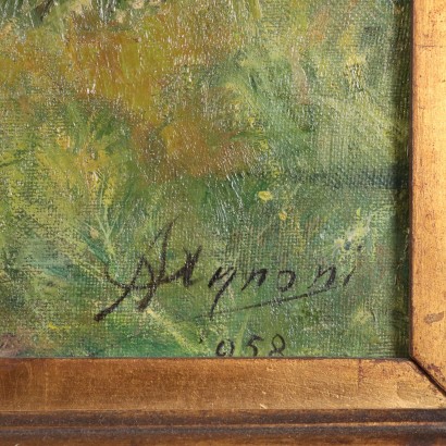 Peinture d'Arnaldo Annoni,Paysage de colline,Arnaldo Annoni,Arnaldo Annoni,Arnaldo Annoni,Arnaldo Annoni,Arnaldo Annoni