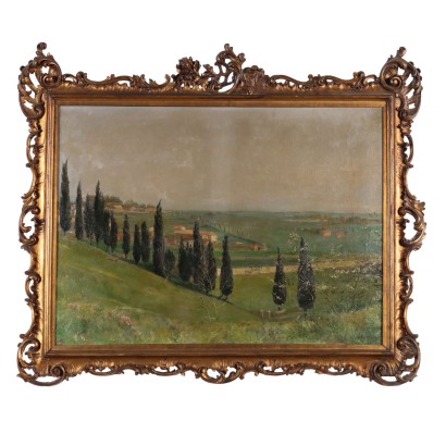 Peinture d'Arnaldo Annoni,Paysage de colline,Arnaldo Annoni,Arnaldo Annoni,Arnaldo Annoni,Arnaldo Annoni,Arnaldo Annoni