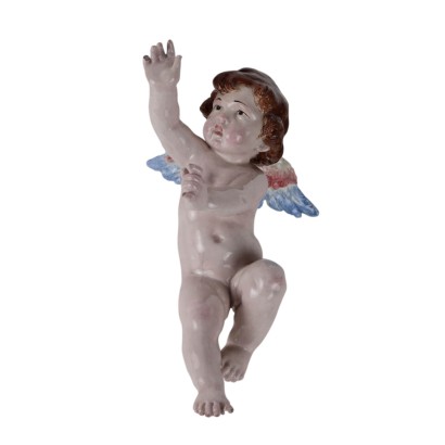 Putto in Maiolica