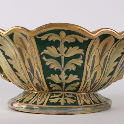 Robbia G Lustre Majolica Planter