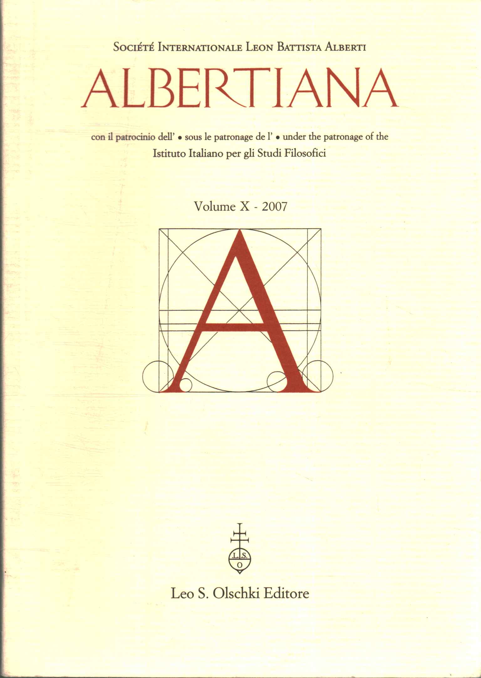 Albertiana: Volume X-2007,Albertiana (Volume X-2007)