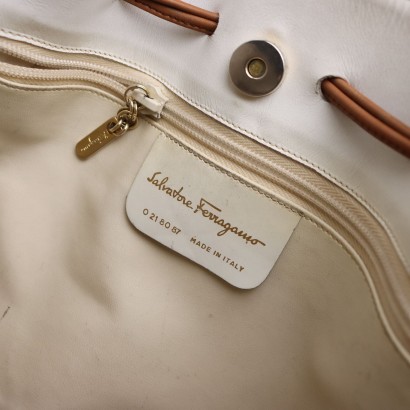 Ferragamo Borsa Vintage Bianca