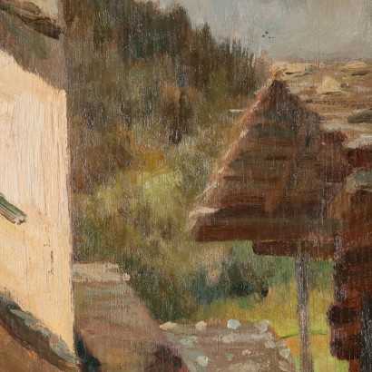 Painting by Domenico De Bernardi, Glimpse of a village, Domenico De Bernardi, Domenico De Bernardi, Domenico De Bernardi, Domenico De Bernardi, Domenico De Bernardi, Domenico De Bernardi, Domenico De Bernardi, Domenico De Bernardi