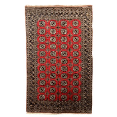 Tapis Bukhara Ancien Laine Noeud Fin Pakistan 240 x 155 cm