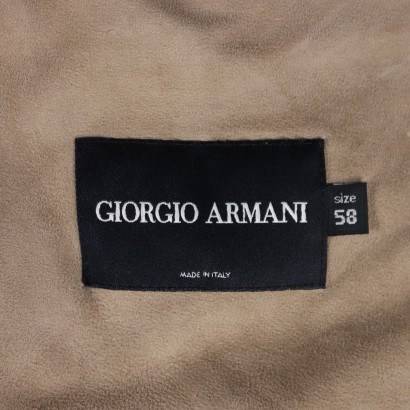 Giorgio Armani Giacca Uomo in Suede