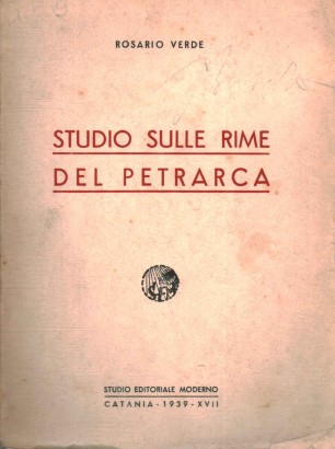 Studio sulle rime del Petrarca