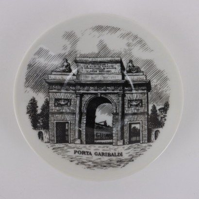 Seis tazas de café Piero Fornasetti,Piero Fornasetti,Piero Fornasetti,Piero Fornasetti,Piero Fornasetti,Piero Fornasetti