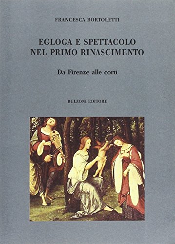 Livres - Essais sur la littérature - Italien, Églogue et divertissement au début de la Renaissance