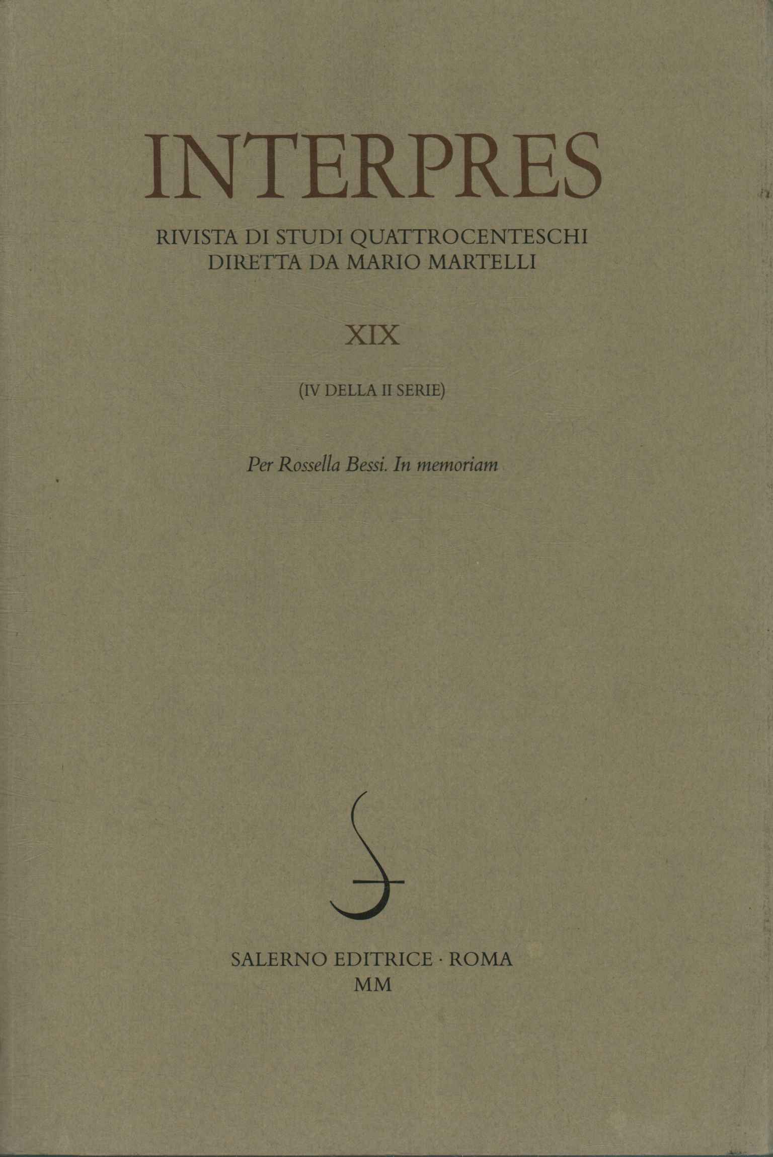 Interprétation XIX