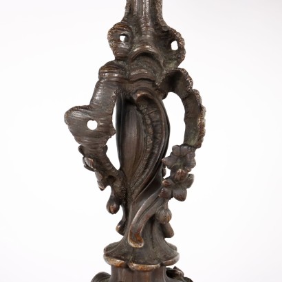 Pair of Bronze Candelabra