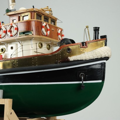 Tall Tugboat Ship Model