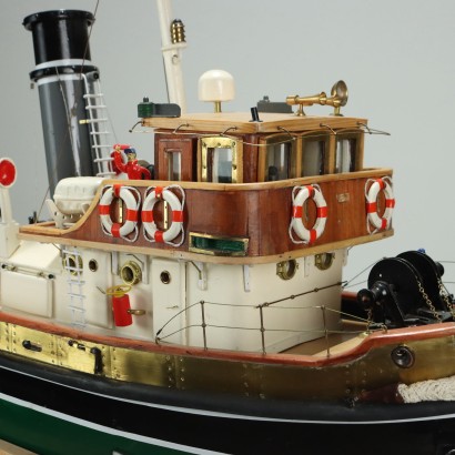 Tall Tugboat Ship Model