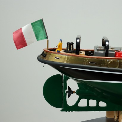 Tall Tugboat Ship Model