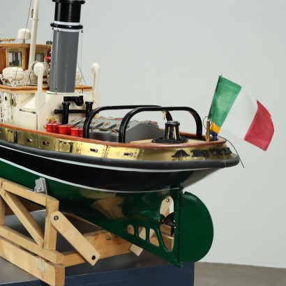 Tall Tugboat Ship Model