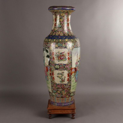 Large Porcelain Baluster Vase