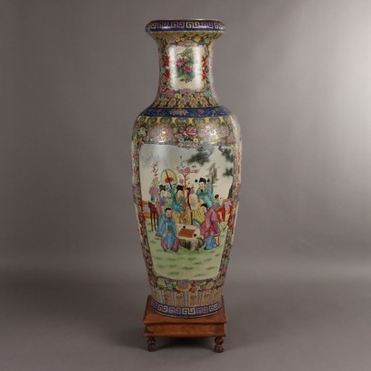 Large Porcelain Baluster Vase