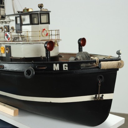 Tall Tugboat Ship Model