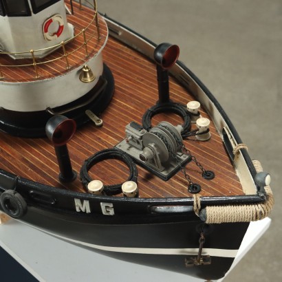 Tall Tugboat Ship Model