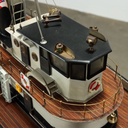 Tall Tugboat Ship Model