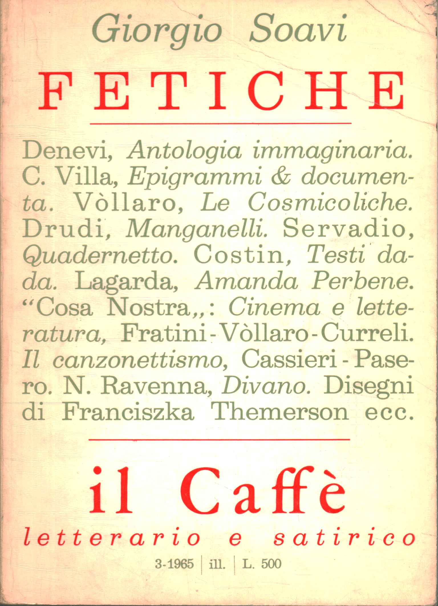 Le café littéraire et satirique