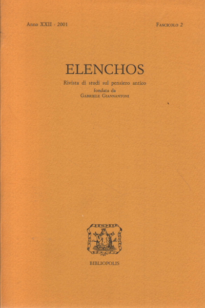 Elenchos Año XXII - 2000 Número 2, s.a.