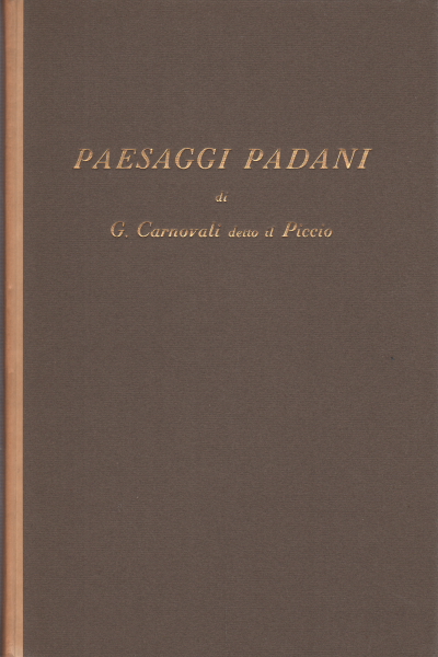 Landschaft der poebene, Giorgio Nicodemi