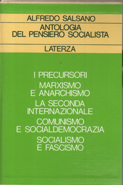 Anthology of Socialist Thought (7 Bände), Alfredo Salsano