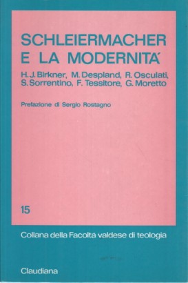 Schleiermacher e la modernità