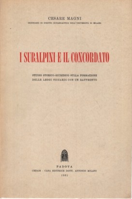 I subalpini e il concordato