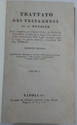 Willensvertrag. Hergestellt in Übereinstimmung mit dem Kodex, Robert Joseph Pothier