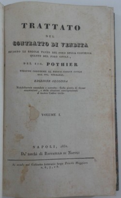 Vertrag über den Kaufvertrag nach den Vorschriften, Robert Joseph Pothier