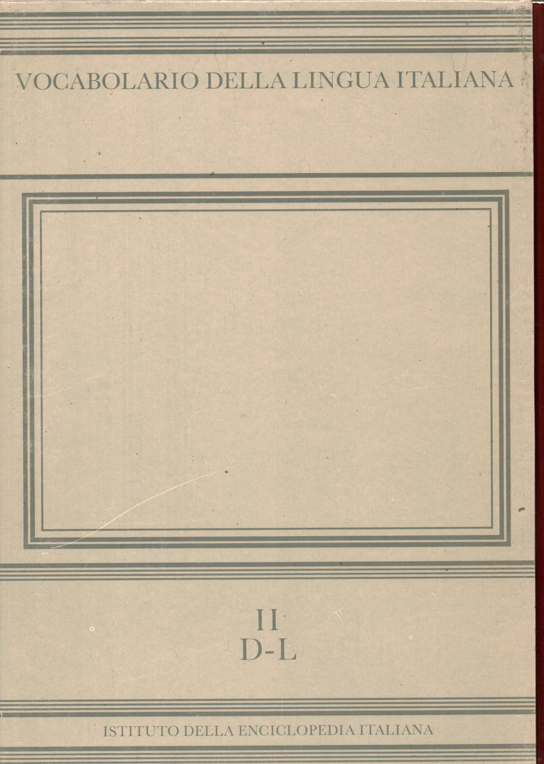 Vocabulario de la lengua italiana (II D-L), AA.VV.