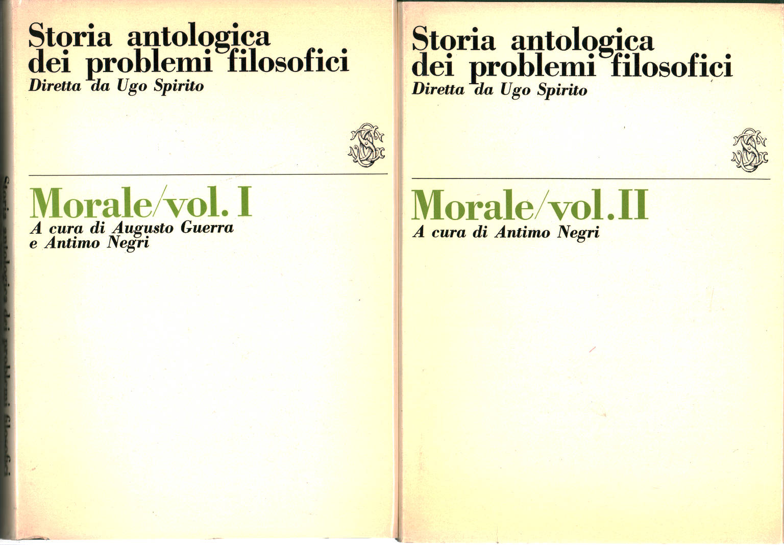 Moral I-II (2 Bände), Augusto Guerra Antimo Negri