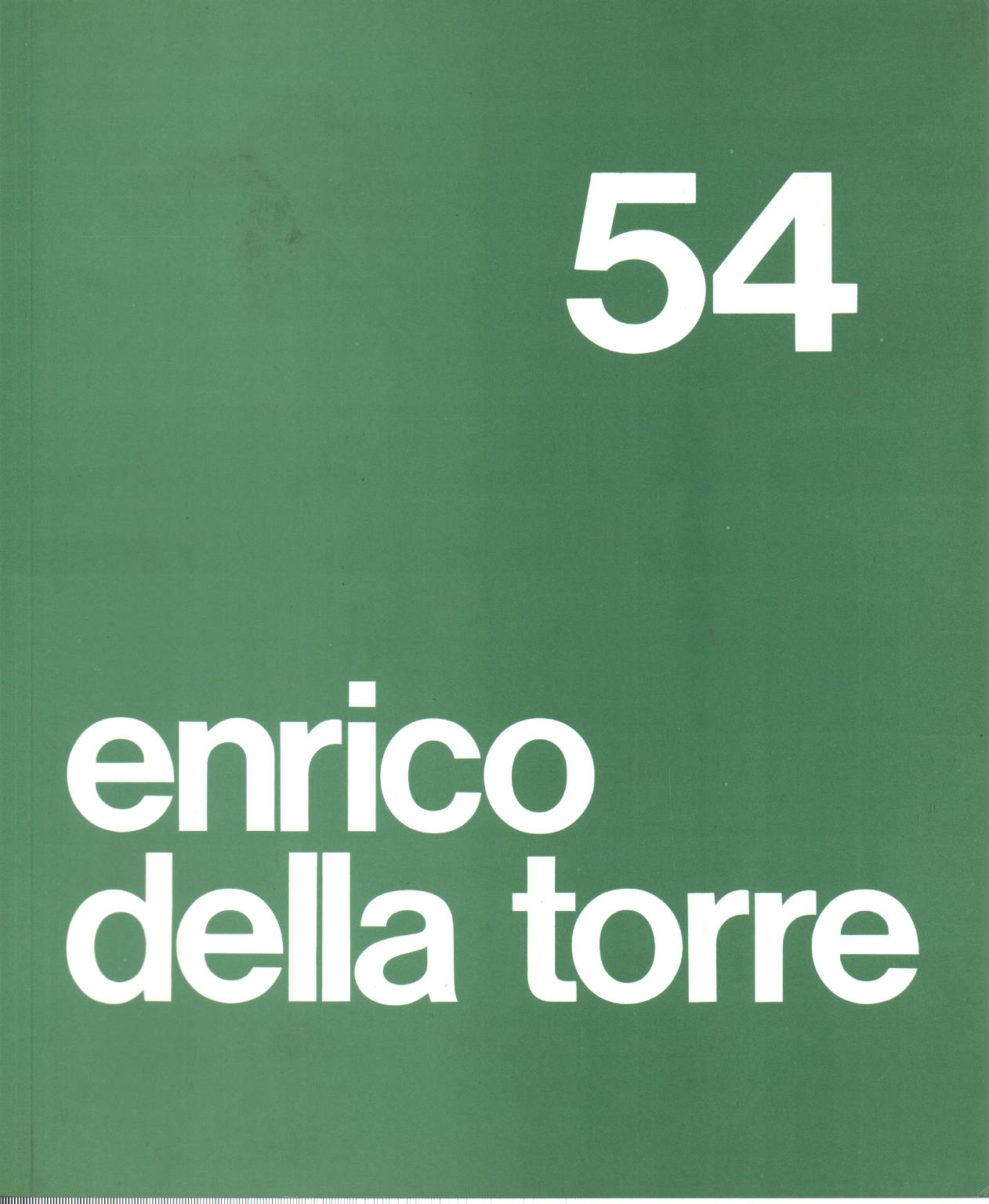 Enrico Della Torre. Pinturas recientes, Flaminio Gualdoni