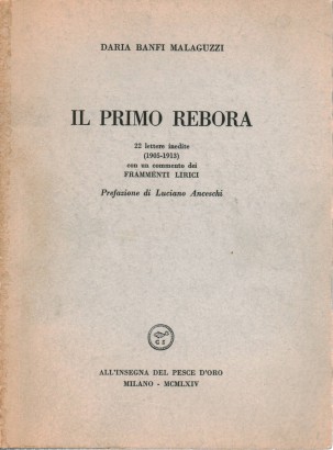 Il primo Rebora