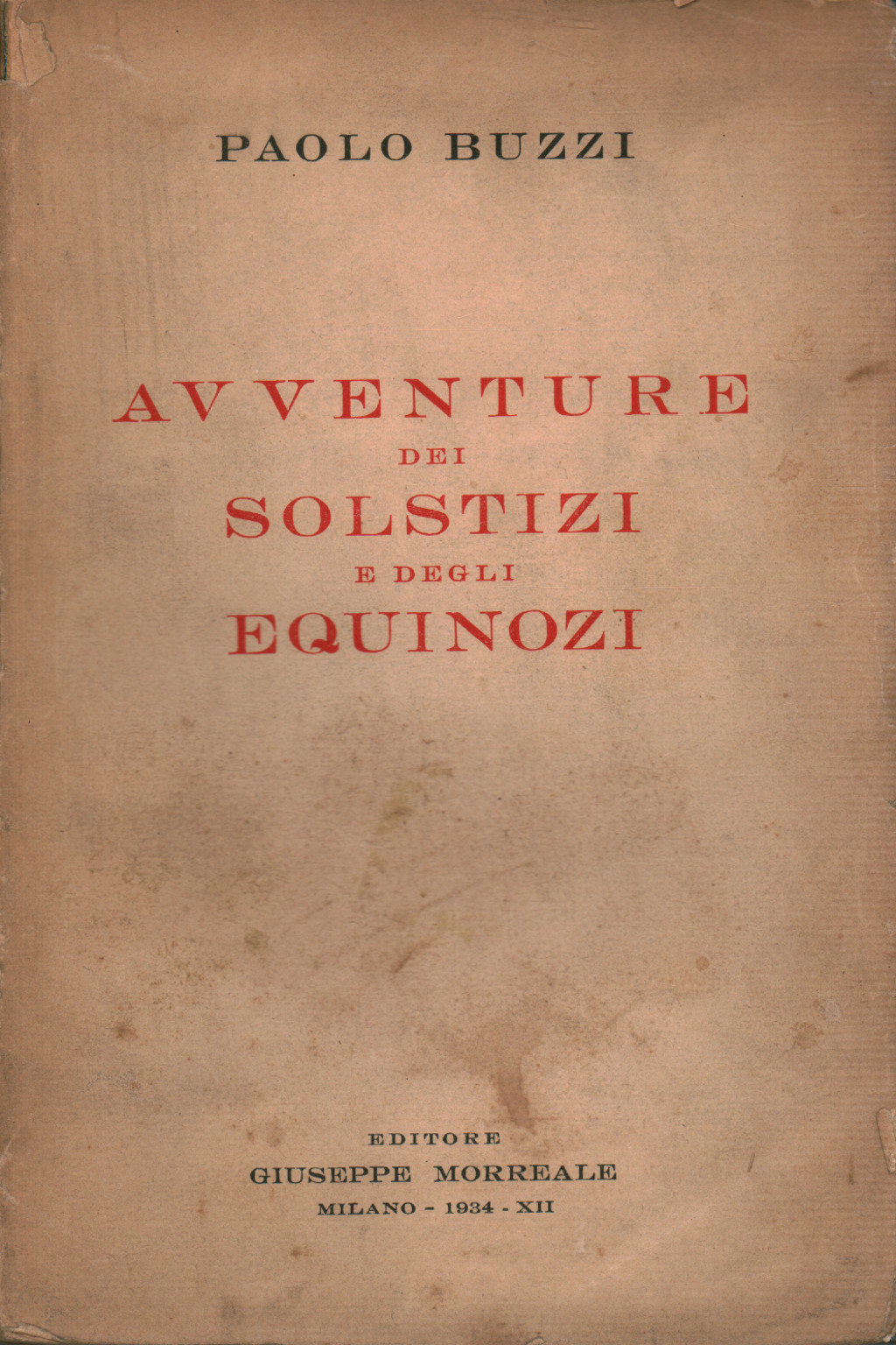 Las aventuras de los solsticios y de los equinoccios, s.una.