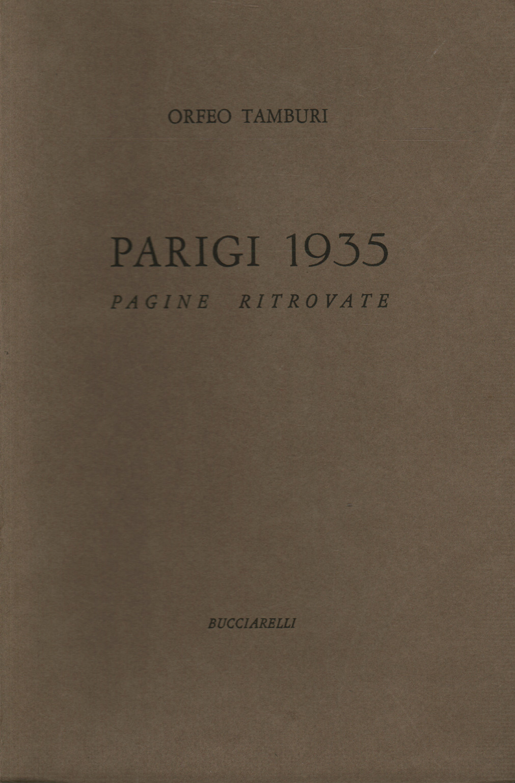 París 1935. Páginas redescubiertas, s.a.