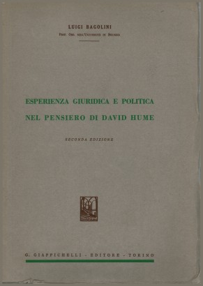 Esperienza giuridica e politica nel pensiero di David Hume