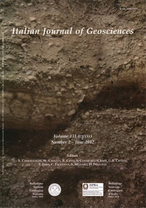 Italian Journal of Geosciences-Bollettino della Società Geologica Italiana. Vol. 131 n. 2 (2012)