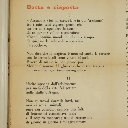 Feuille volante compilée par Eugenio Montale et Gior, s.a.