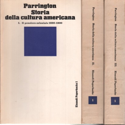 Storia della cultura americana (3 volumi)