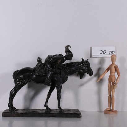 antigüedades, bronce, antigüedades de bronce, bronce antiguo, bronce antiguo italiano, bronce antiguo, bronce neoclásico, bronce del siglo XIX, Soldado a caballo